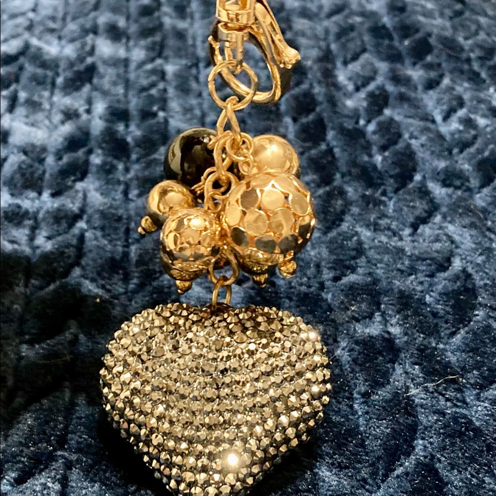 New Rhinestone Heart keychain - Picture 2 of 5